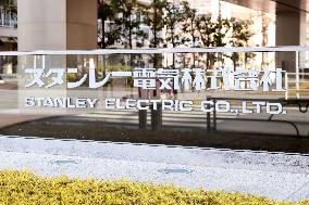Stanley Electric signboard and logo